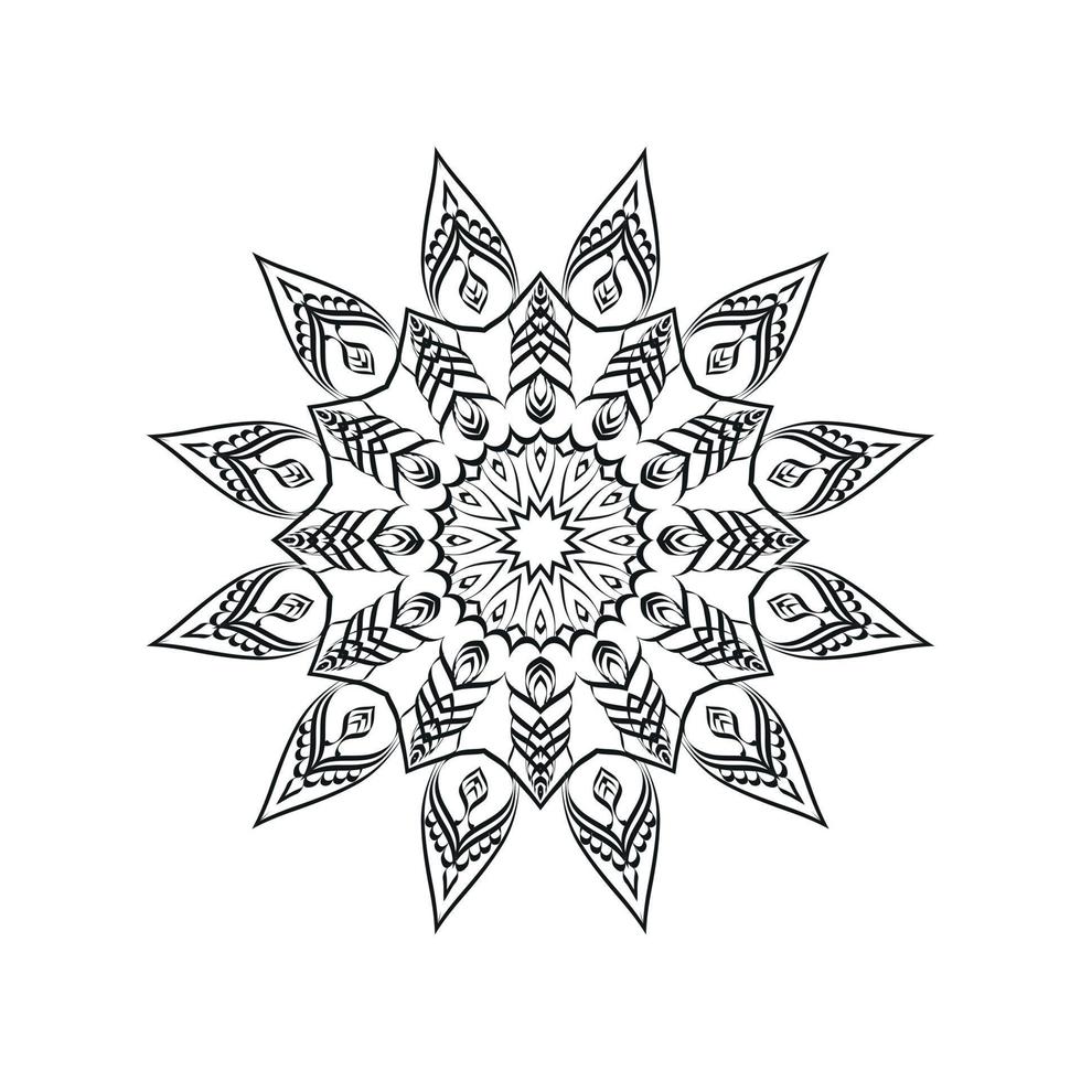 fiore mandala vettore disegni. mandala arte sfondo