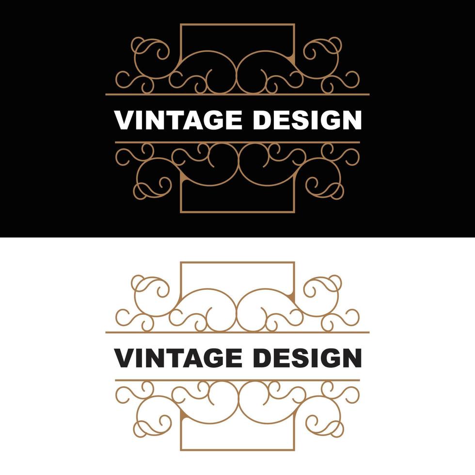 retrò Vintage ▾ disegno, lussuoso minimalista vettore ornamento logo, con mandala e batik stile, Prodotto marca illustrazione, invito, striscione, moda