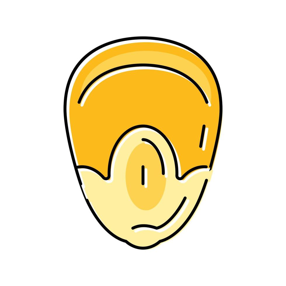 grano Mais giallo colore icona vettore illustrazione