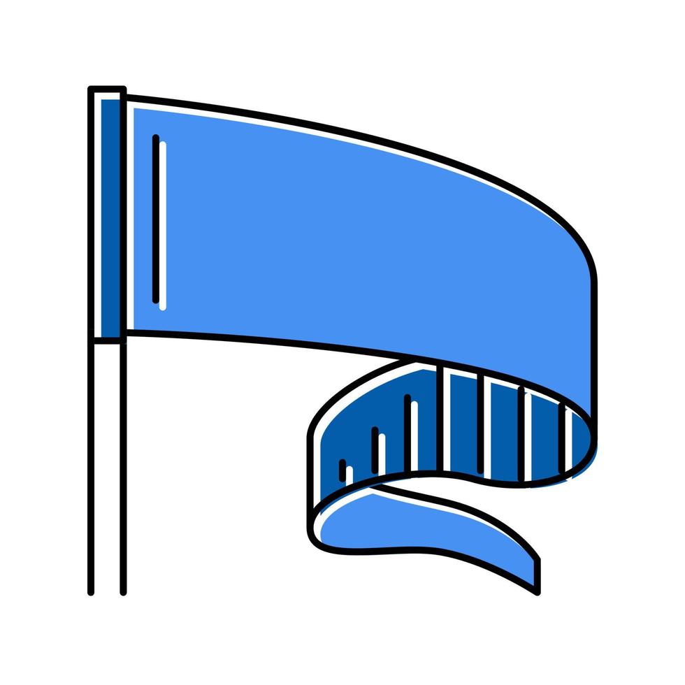 bandiera nastro bandiera design colore icona vettore illustrazione