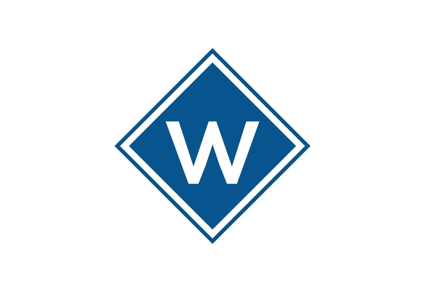 lettera w logo design modello, vettore illustrazione