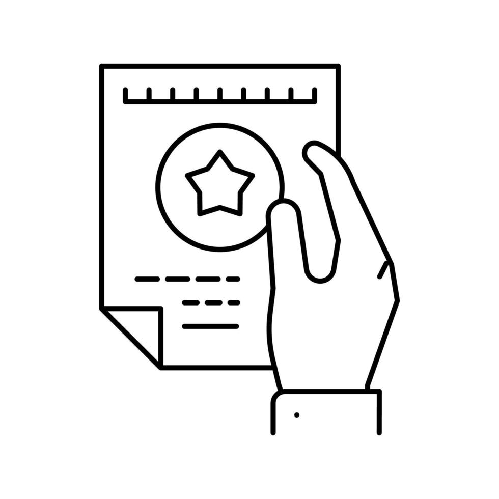 illustrazione vettoriale dell'icona della linea bonus del volantino