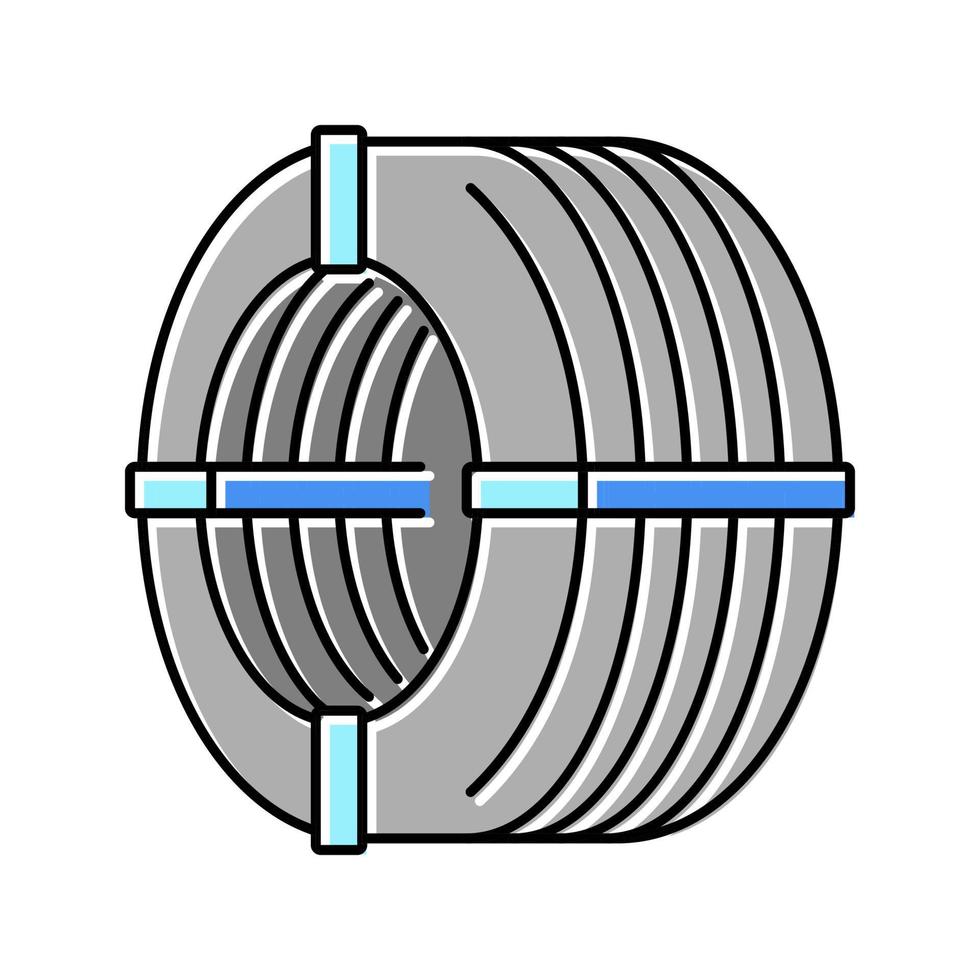 illustrazione vettoriale dell'icona del colore del rinforzo del filo