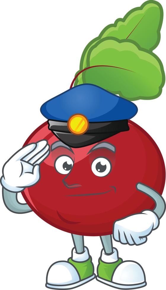 rosso barbabietola verdura cartone animato personaggio vettore