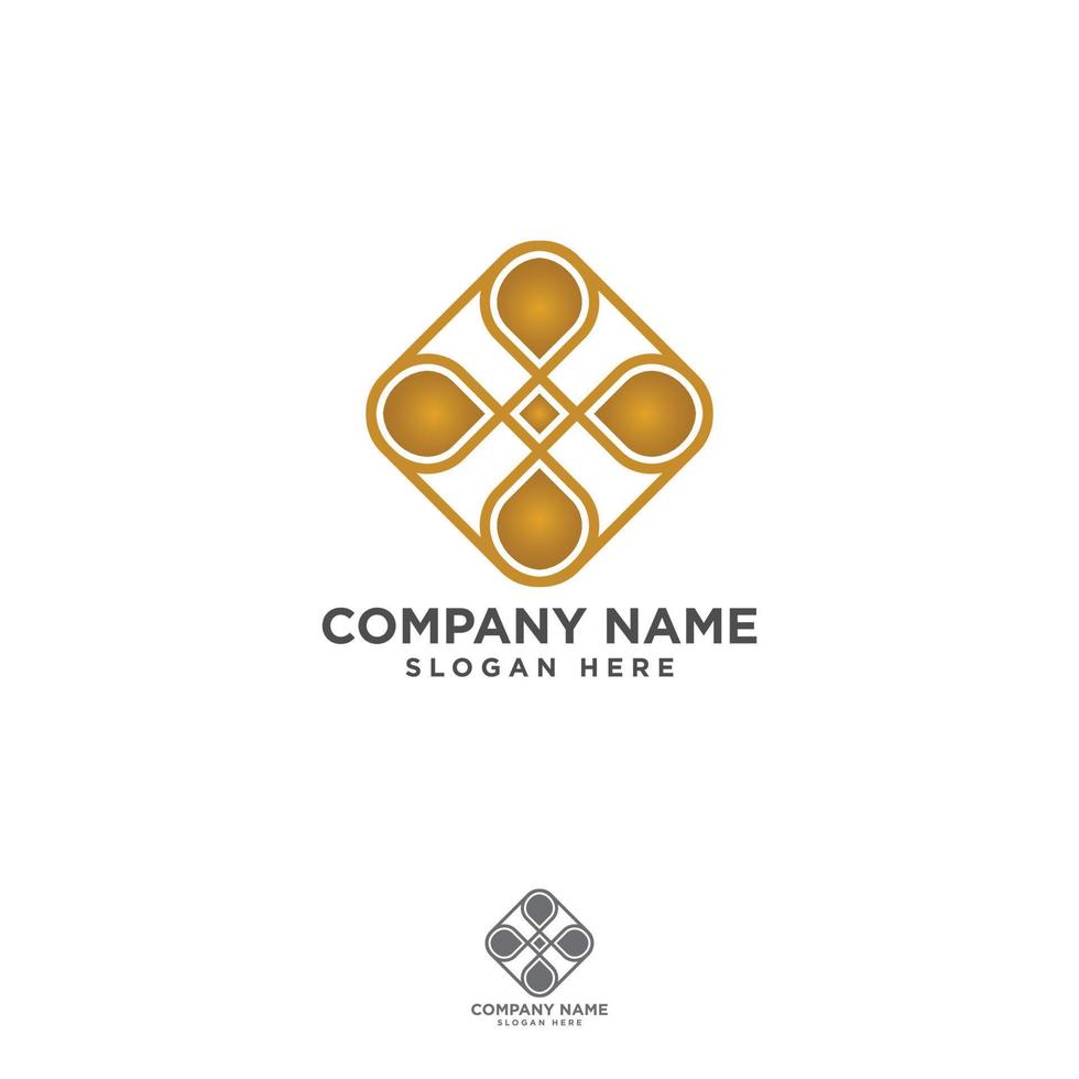 classico e elegante logo disegni per industria e attività commerciale vettore