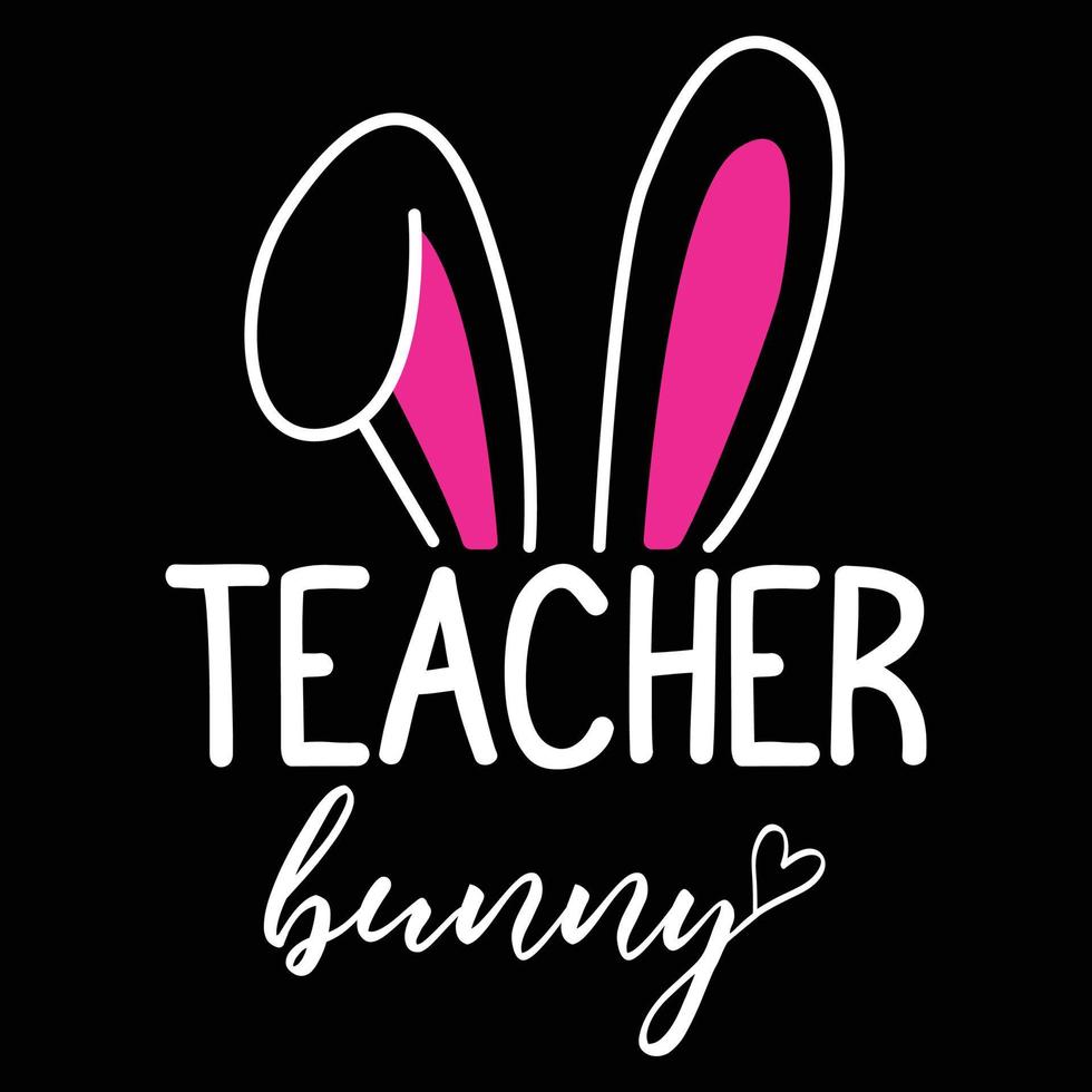 insegnante coniglietto contento Pasqua coniglietto vettore