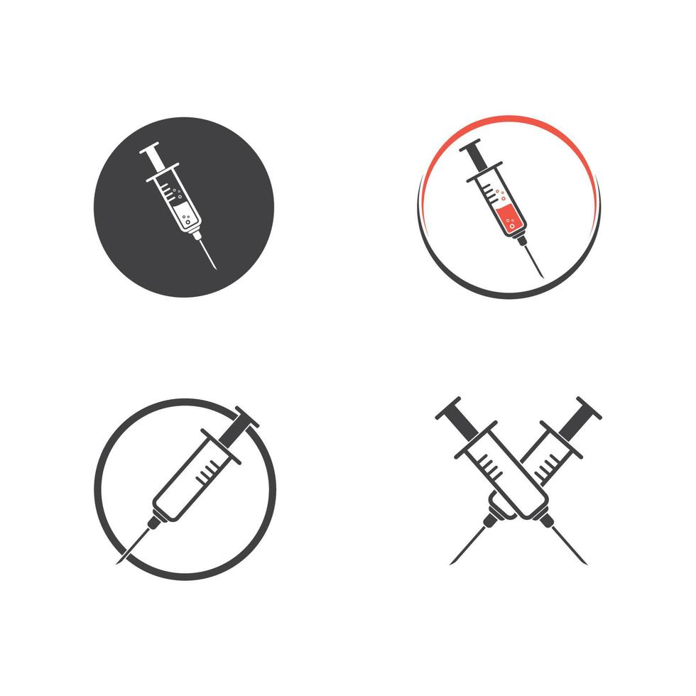 siringa icona vettore illustrazione design