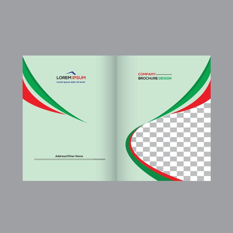 modello di progettazione brochure vettore