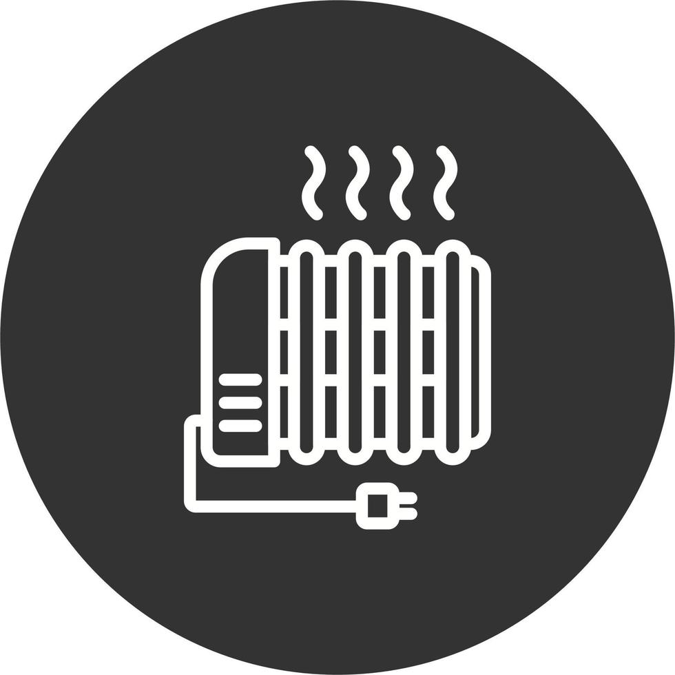 termosifone riscaldamento vettore icona