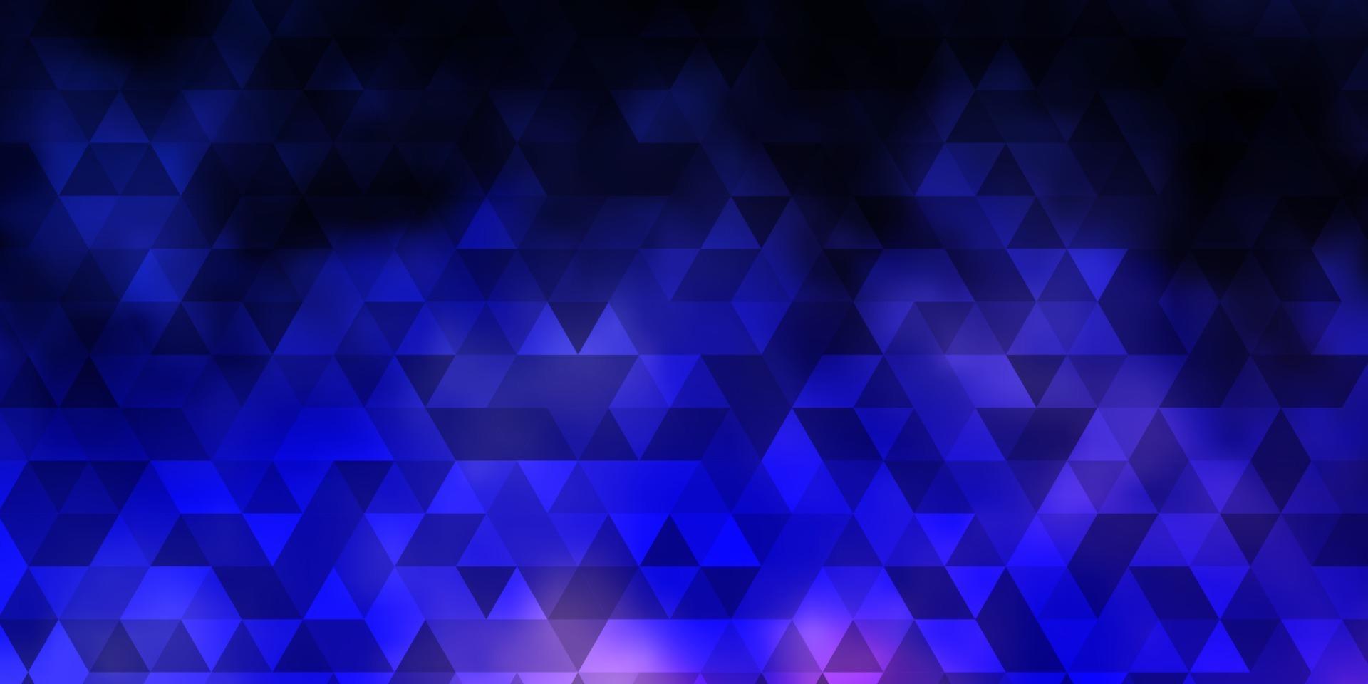 sfondo vettoriale viola scuro con stile poligonale.