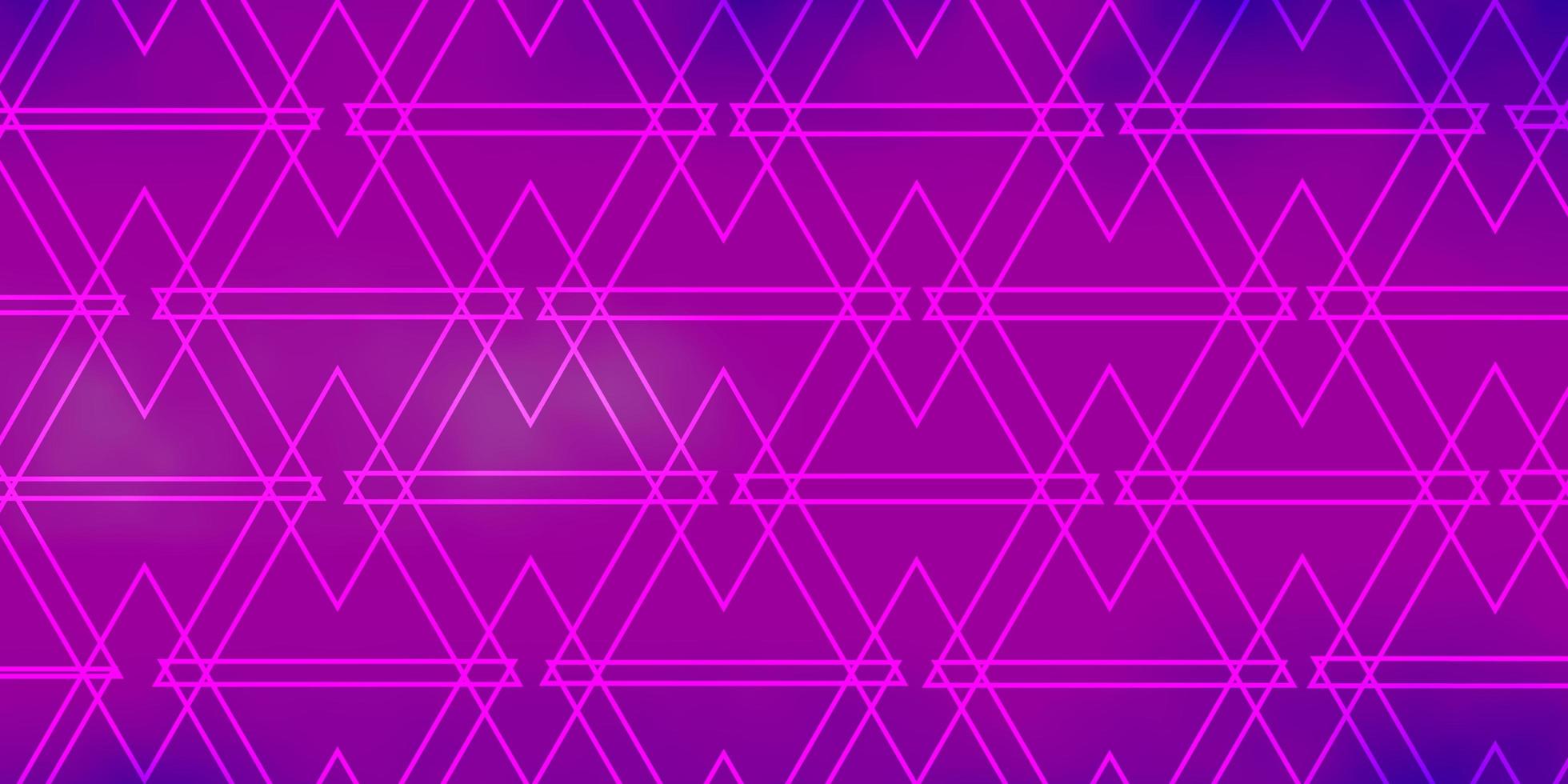 layout vettoriale viola chiaro, rosa con linee, triangoli.
