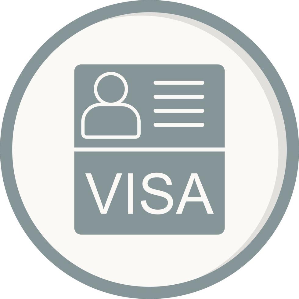 Visa vettore icona