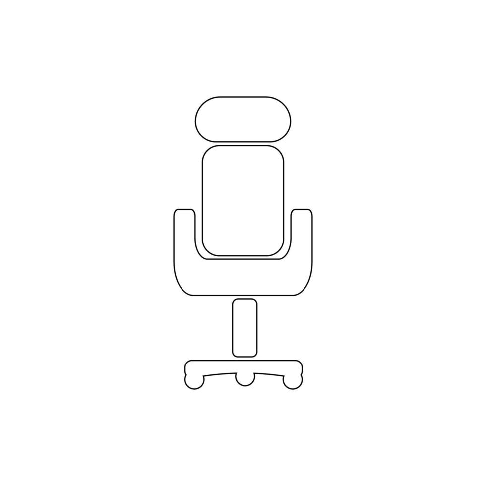 sedia icona illustrazione vettore