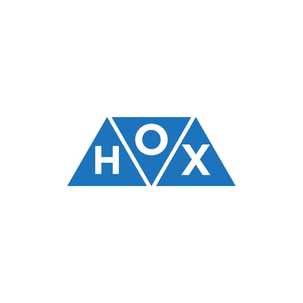ohx astratto iniziale logo design su bianca sfondo. ohx creativo iniziali lettera logo concetto. vettore