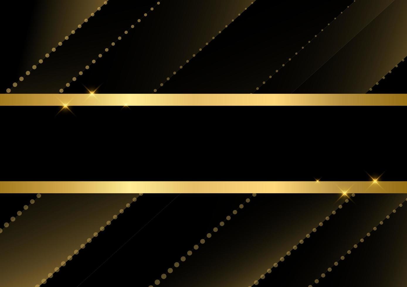 grafico lusso oro linea elemento vettore premio nero sfondo