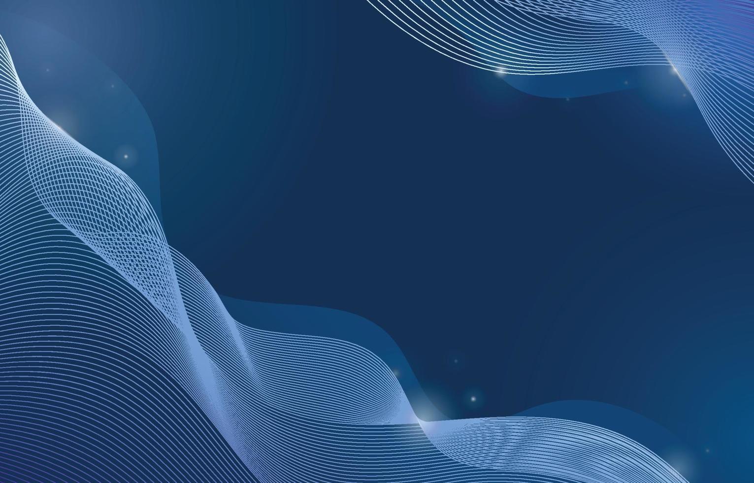 sfondo astratto blu onda geometrica vettore