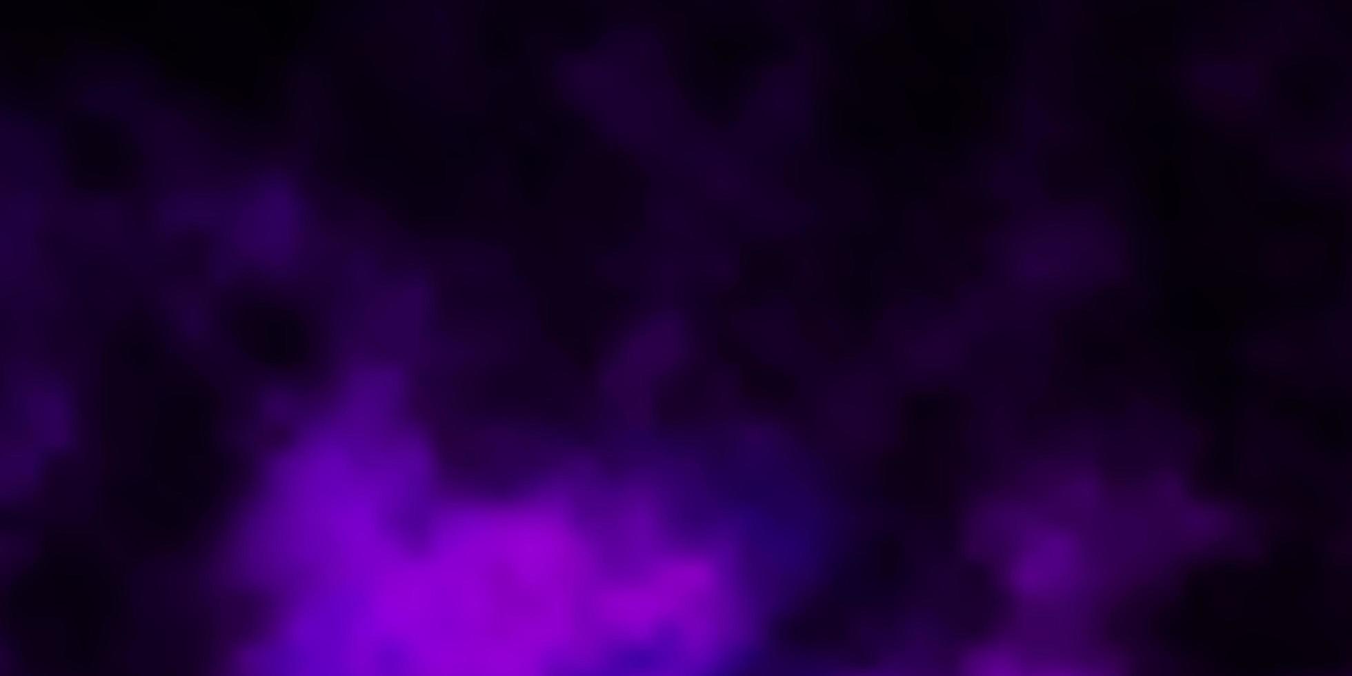 sfondo viola scuro con nuvole vettore