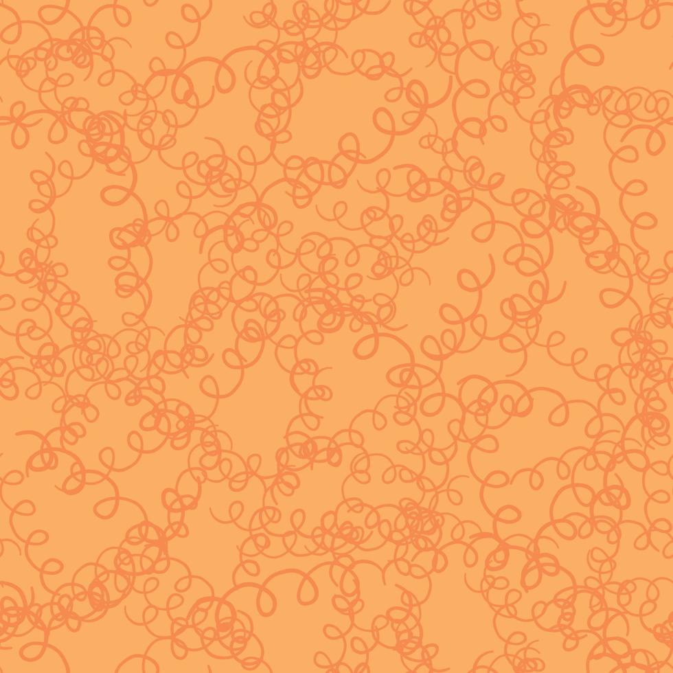 vettore seamless texture di sfondo pattern. disegnati a mano, colori arancioni.