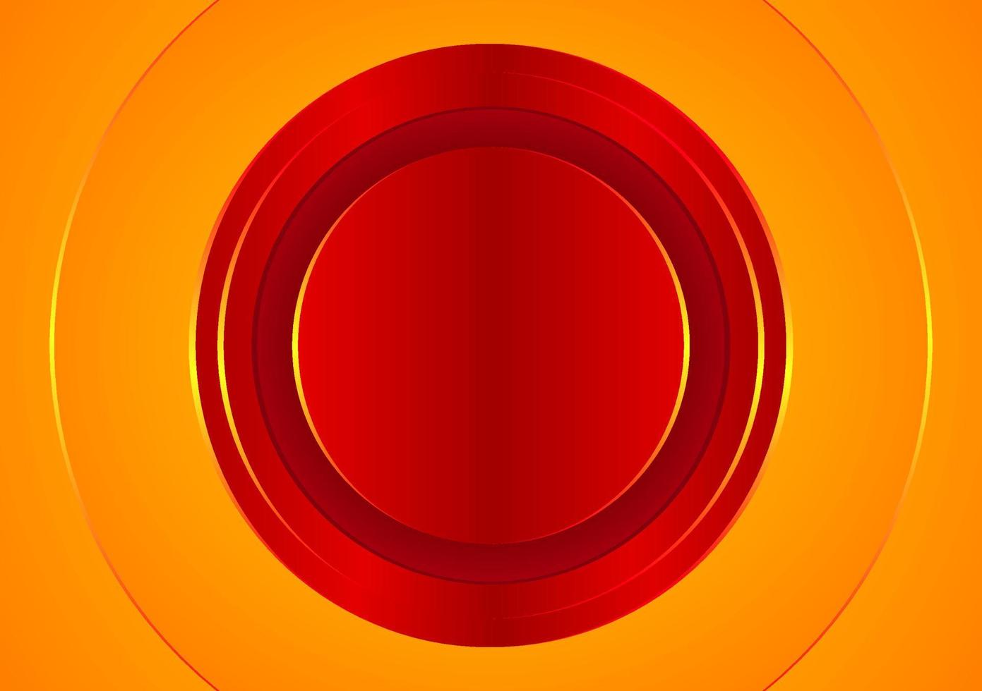 dinamico astratto sfondo con rosso cerchi vettore