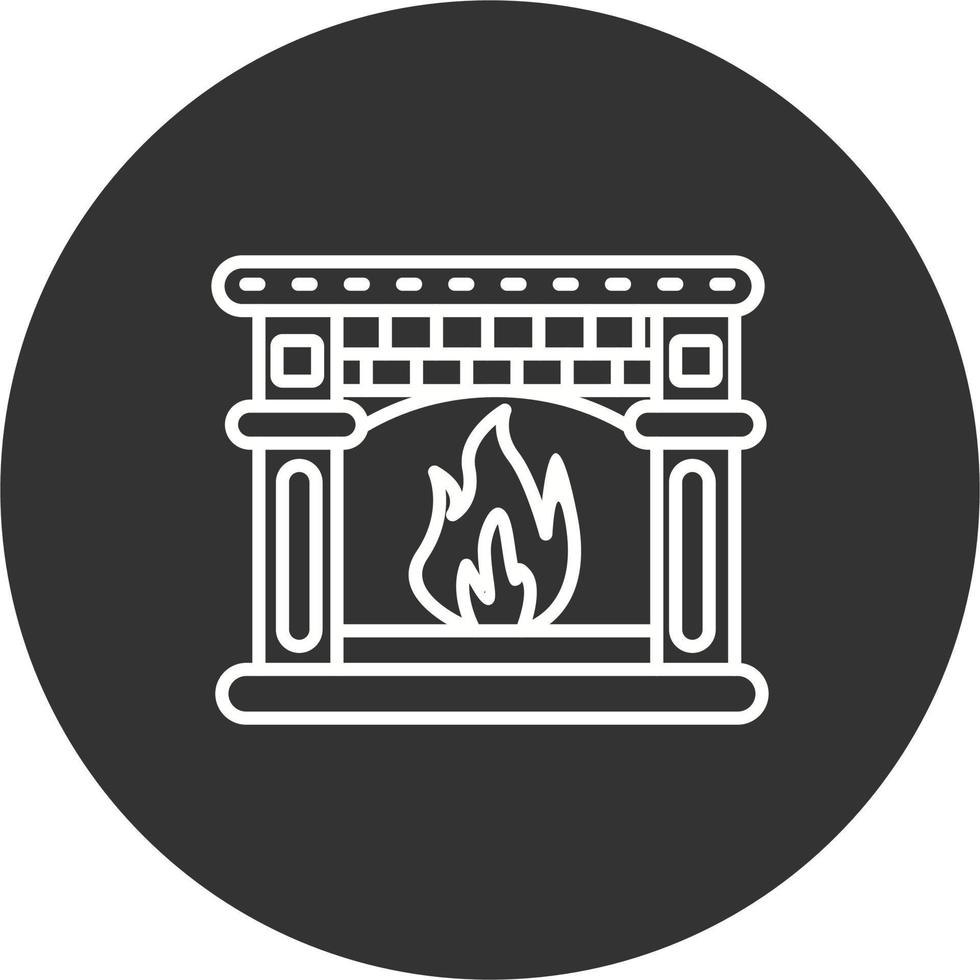 fuoco posto vettore icona