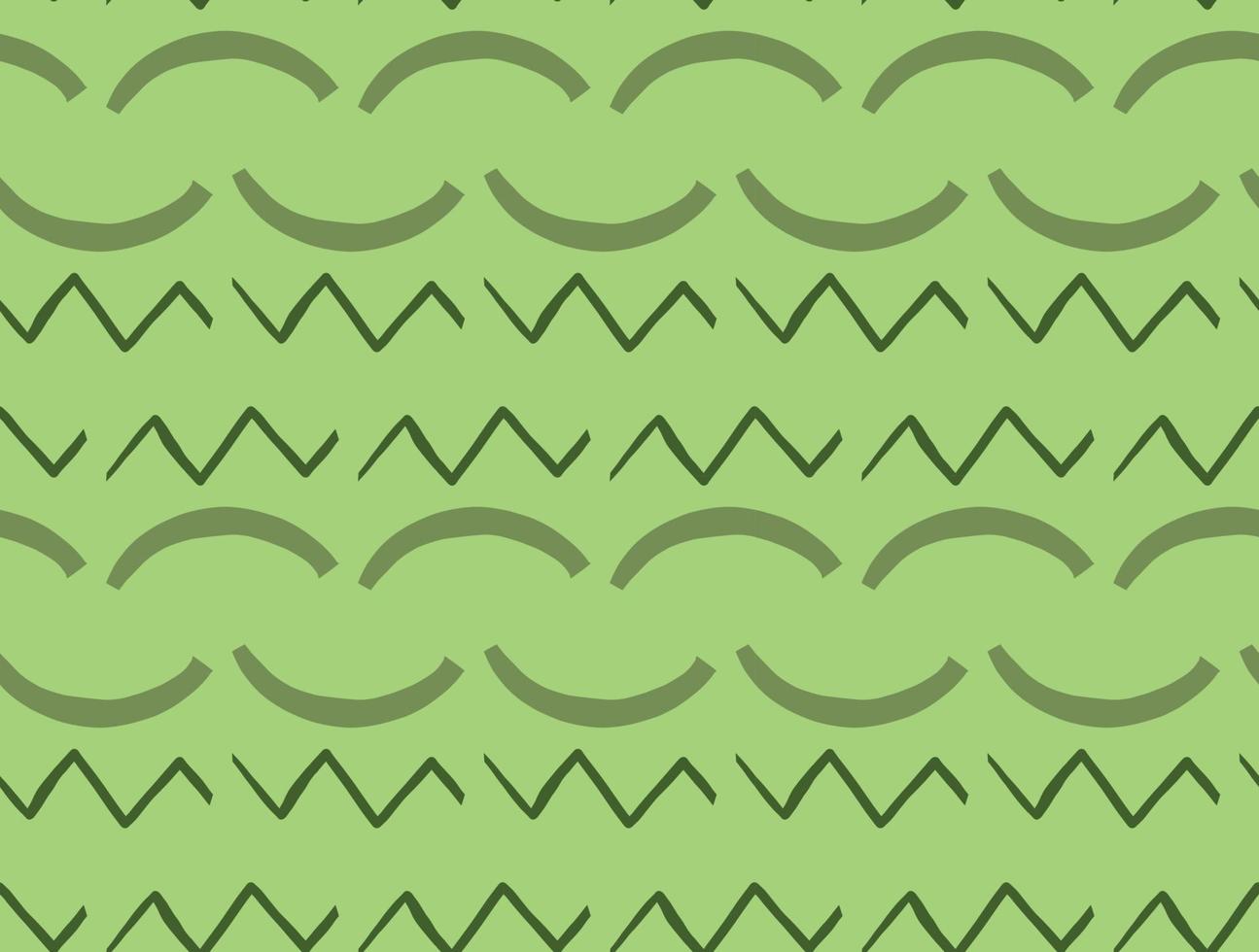 Vector texture di sfondo, seamless pattern. disegnati a mano, colori verdi.