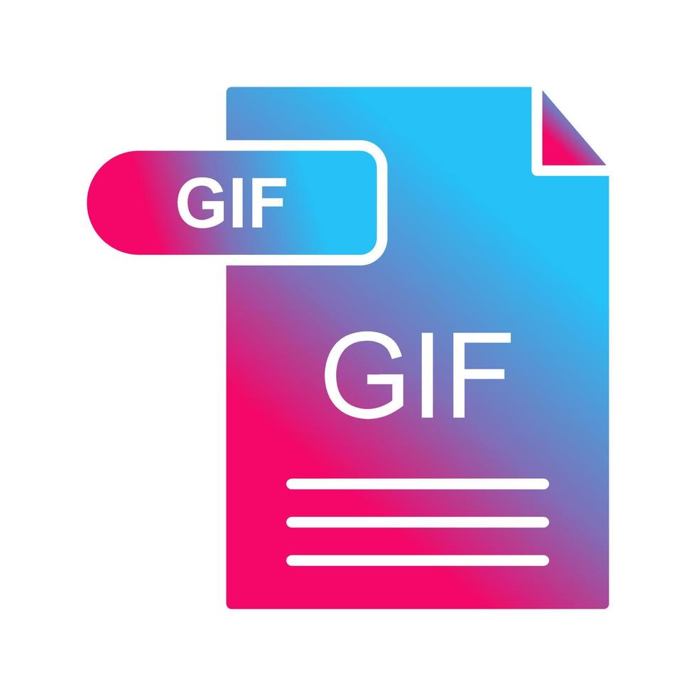 gif vettore icona