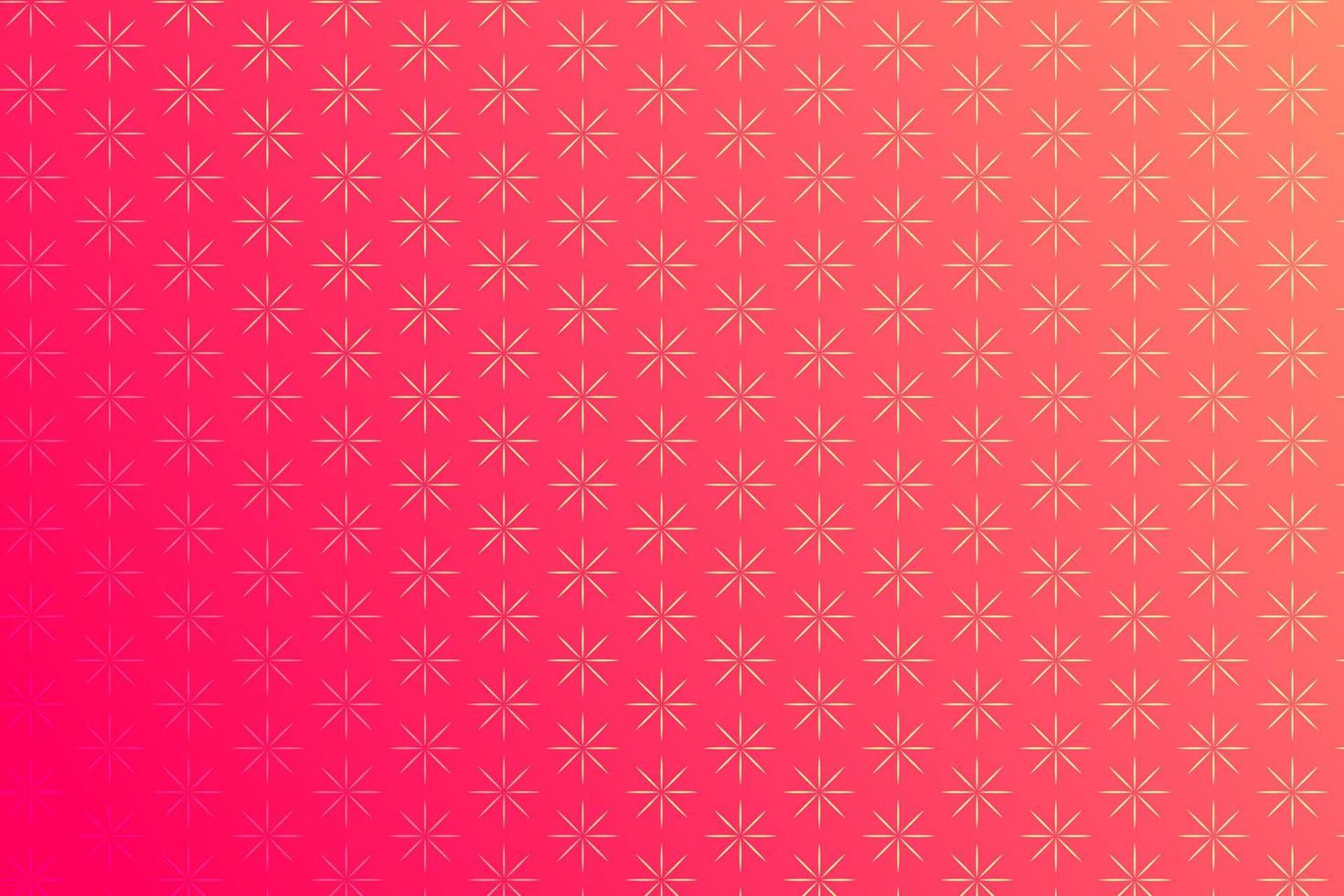 modello con a forma di stella geometrico elementi nel rosa toni. astratto pendenza sfondo vettore