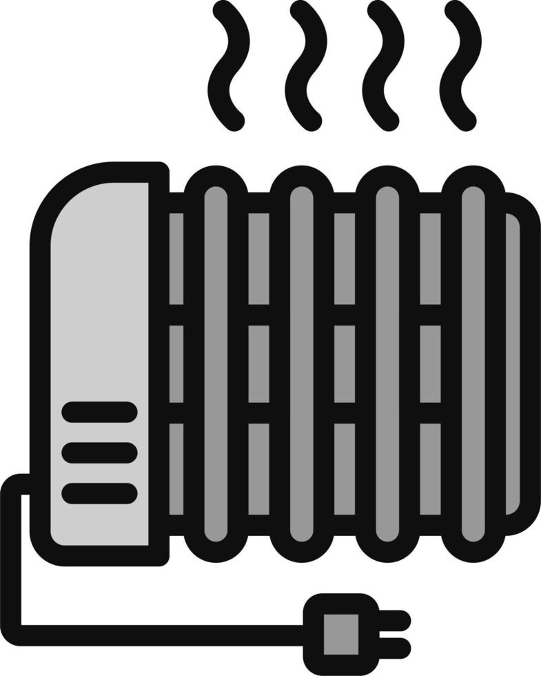 termosifone riscaldamento vettore icona