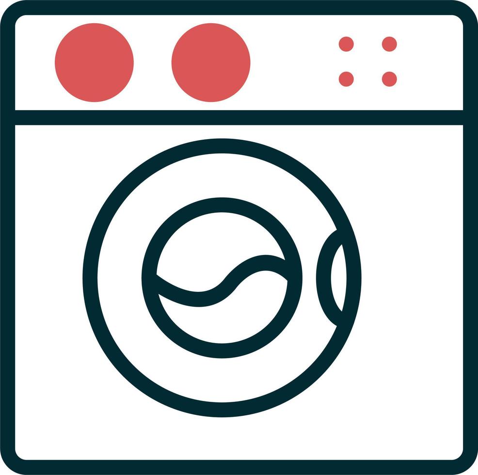 icona vettore lavatrice