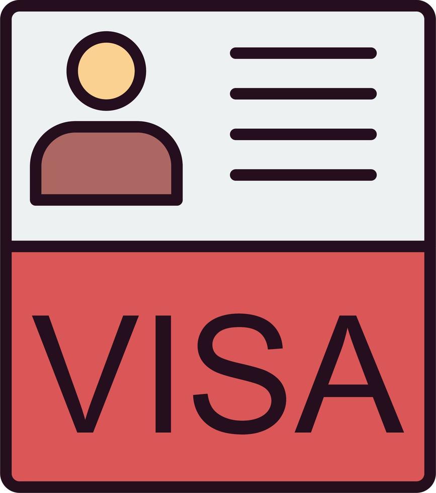 Visa vettore icona