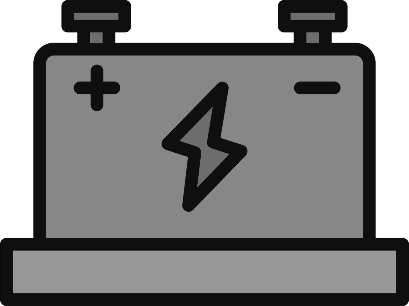 icona del vettore della batteria dell'auto