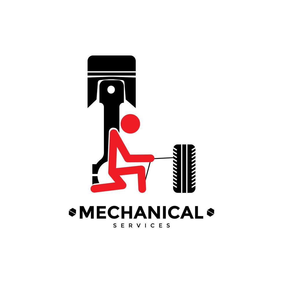 meccanico Servizi, auto riparazione logo. design modello, vettore illustrazione.