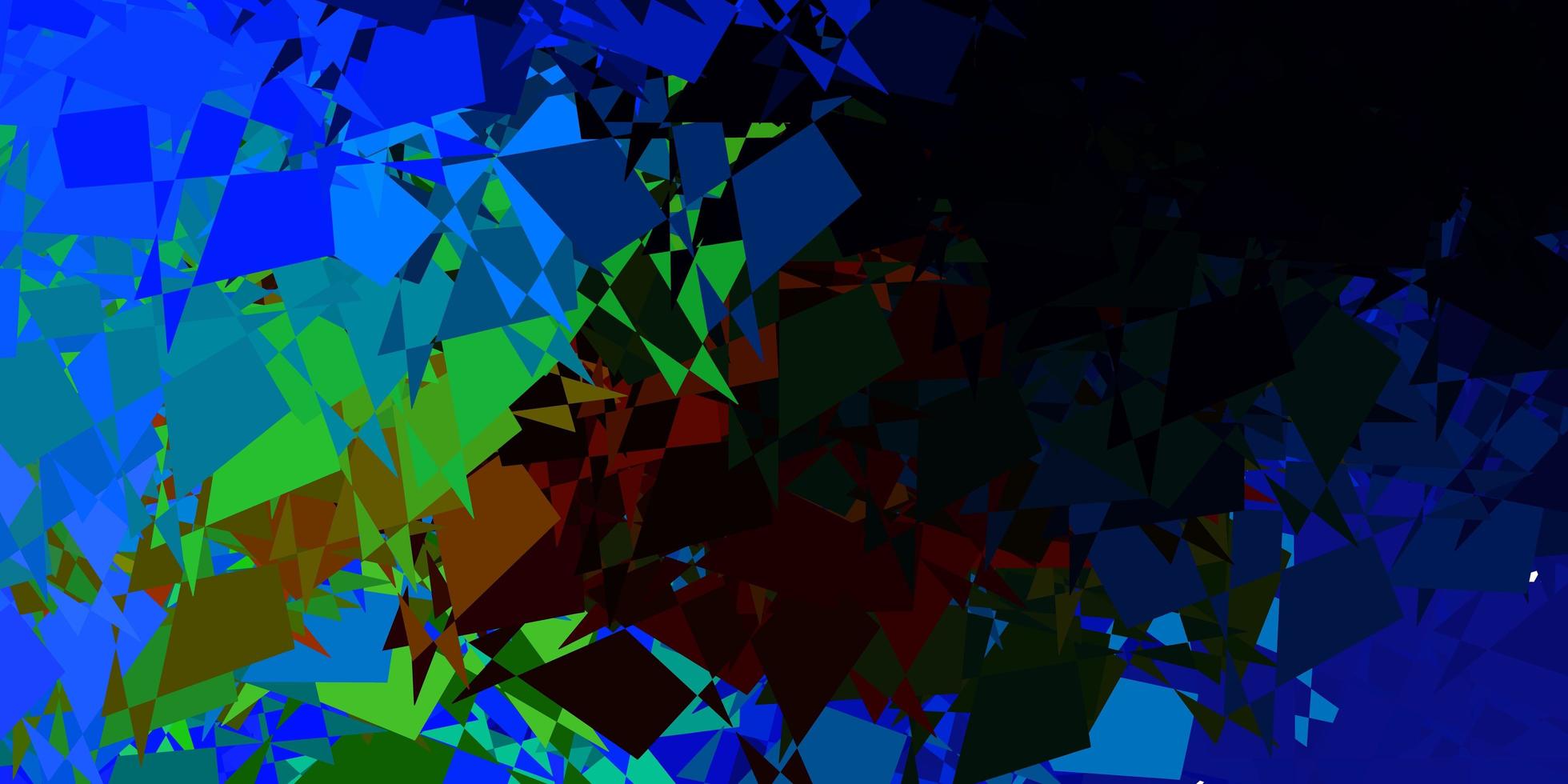 sfondo vettoriale multicolore scuro con forme caotiche.