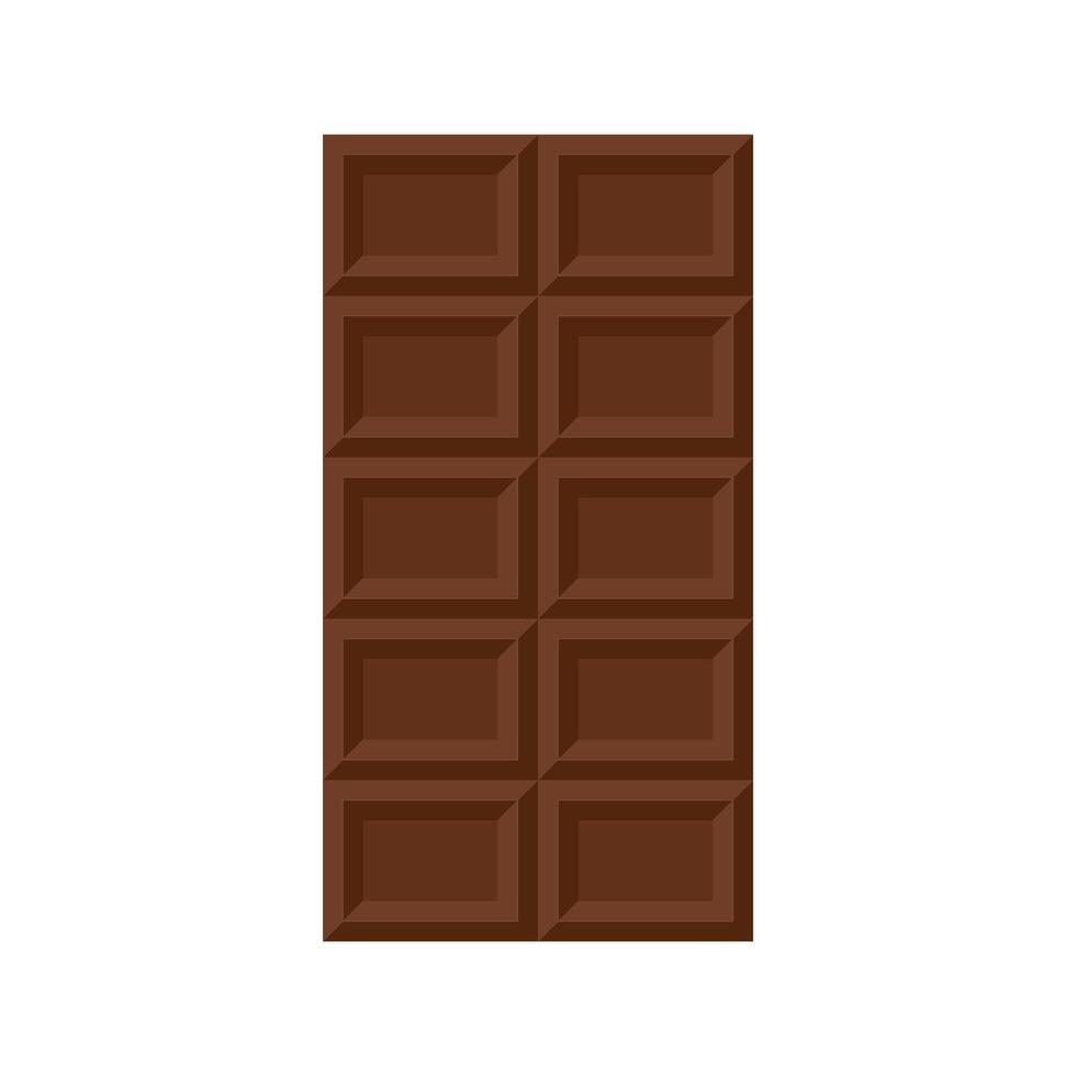 cioccolato bar su bianca sfondo vettore illustrazione