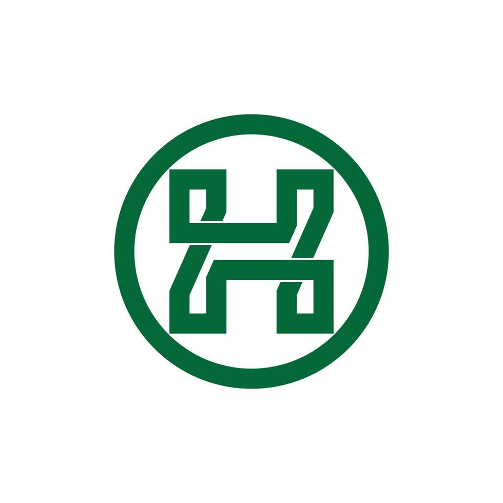 lettera hz linea infinita logo vettoriale