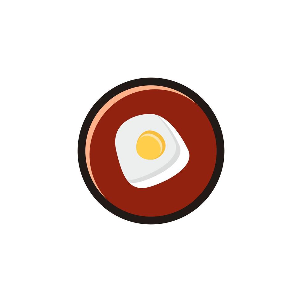 uovo logo pendenza design colorato vettore