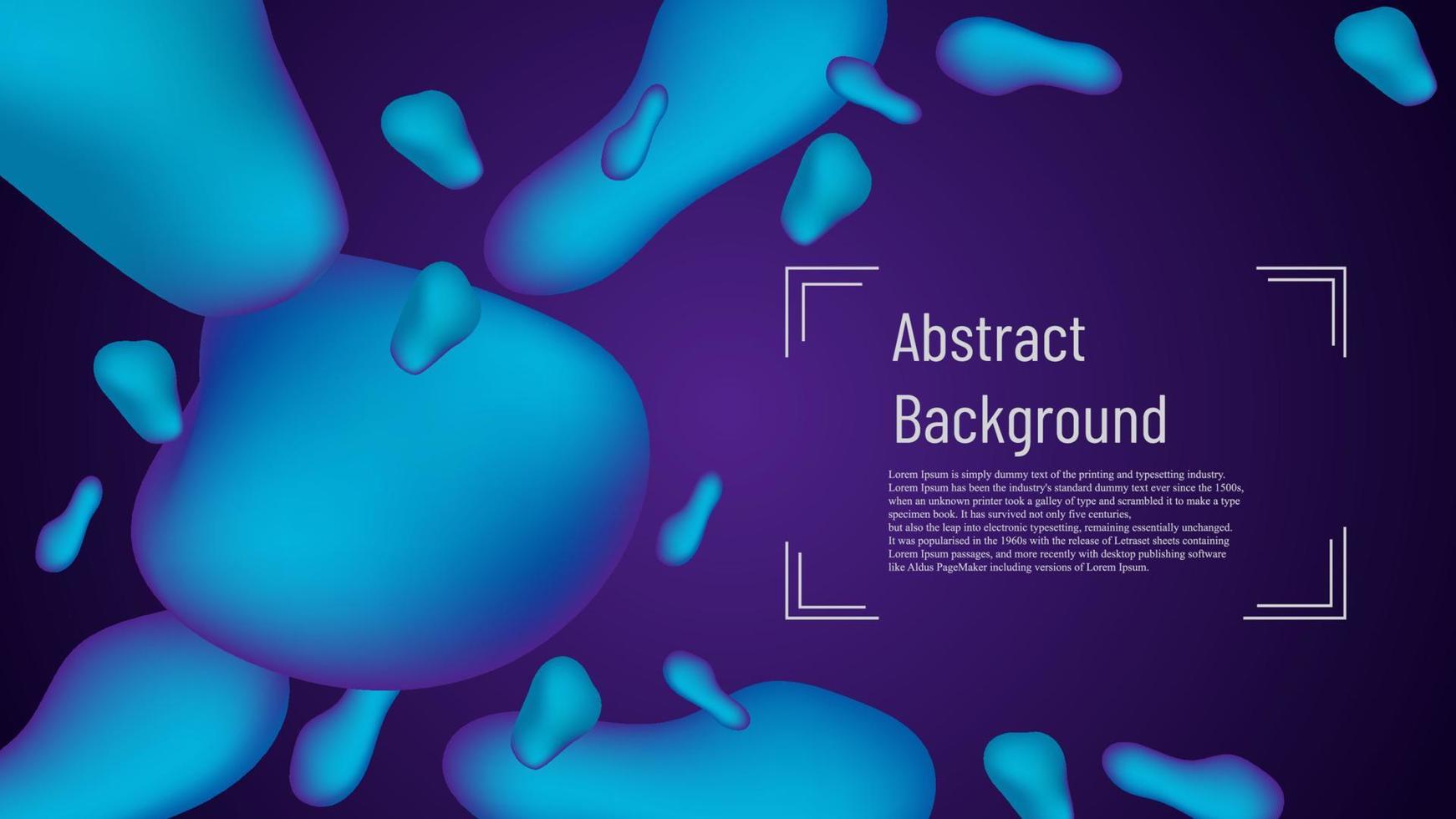 blu 3d fluido oggetto grafico miscela con viola per fantascienza sfondo, astratto sfondo vettore