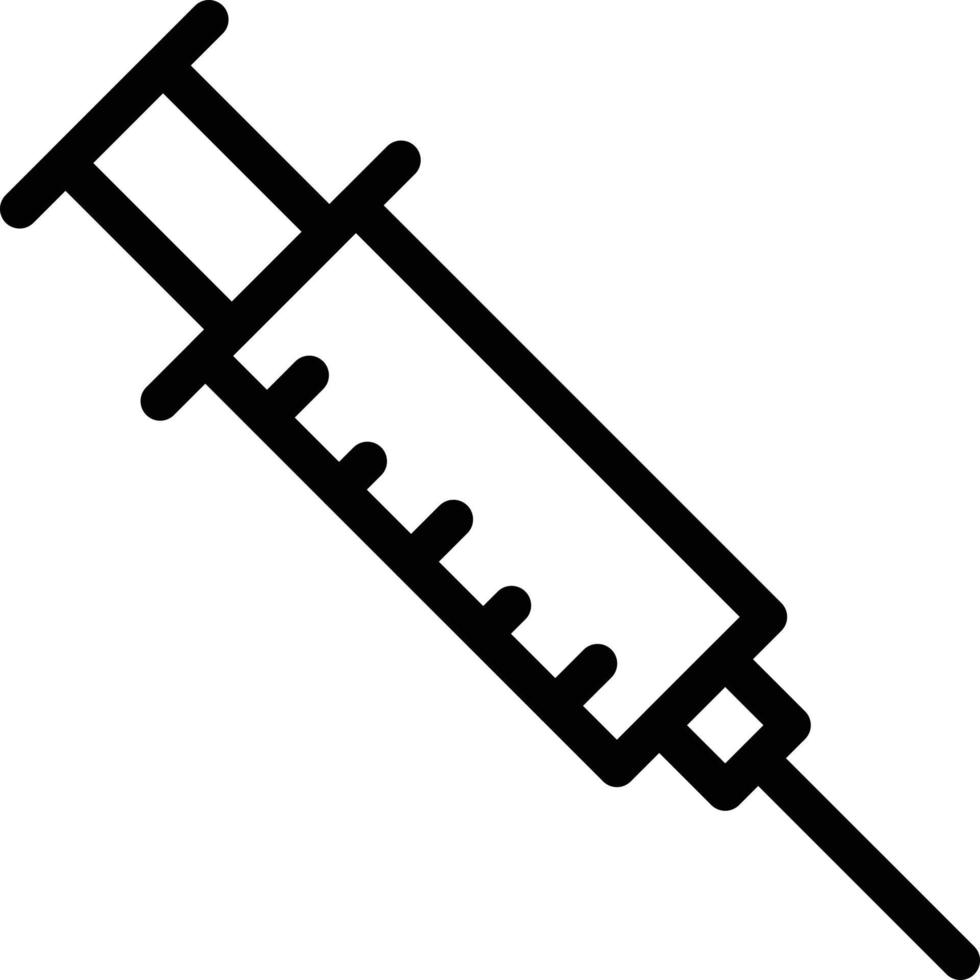 illustrazione vettoriale di iniezione su uno sfondo simboli di qualità premium. icone vettoriali per il concetto e la progettazione grafica.