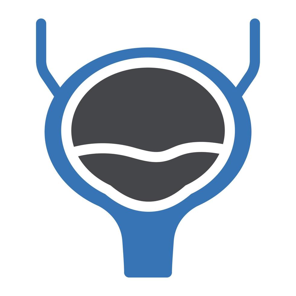 illustrazione vettoriale della vescica urinaria su uno sfondo simboli di qualità premium icone vettoriali per il concetto e la progettazione grafica.