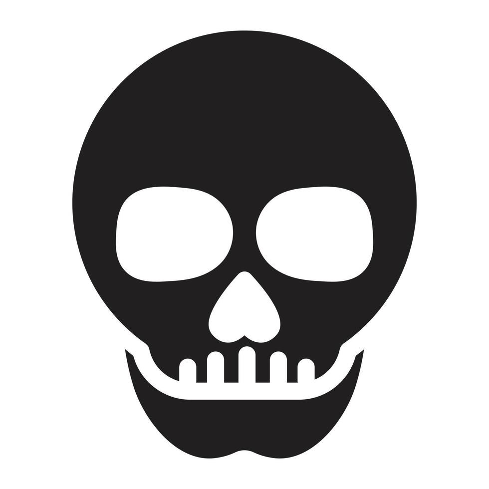 illustrazione vettoriale dello scheletro su uno sfondo. simboli di qualità premium. icone vettoriali per il concetto e la progettazione grafica.