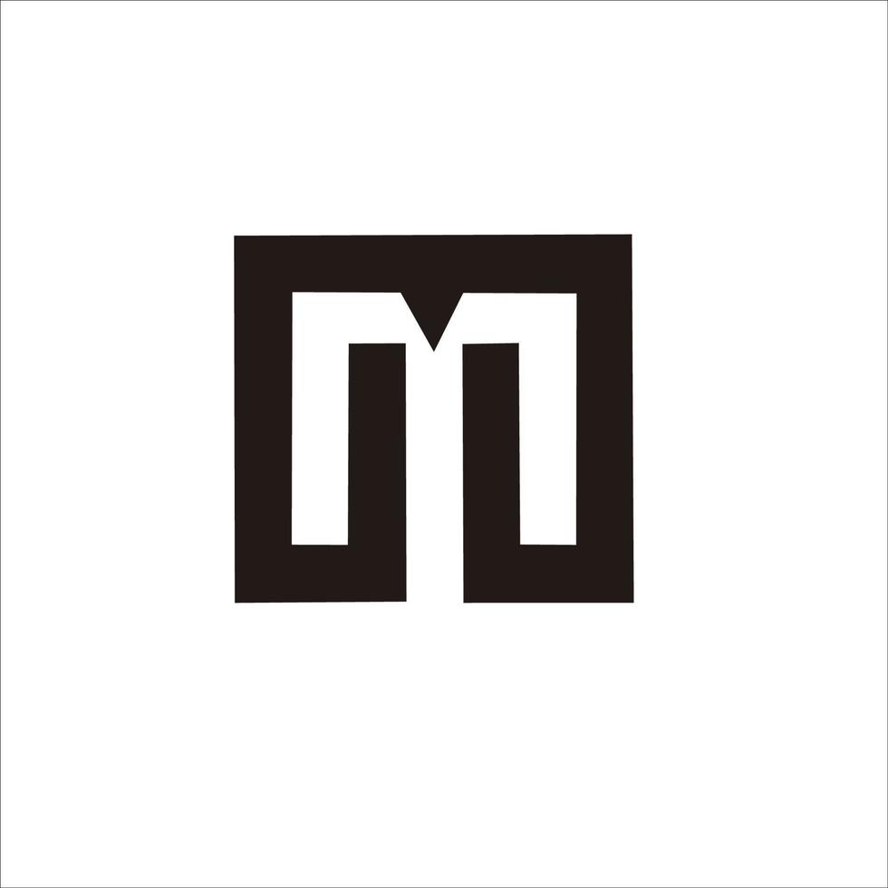 Stampa design lettera m logo per il tuo marca e identità vettore
