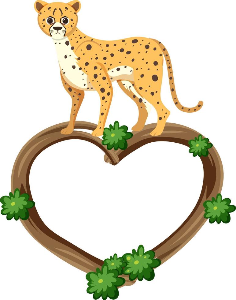 icona del giorno del ghepardo di dicembre su priorità bassa bianca vettore