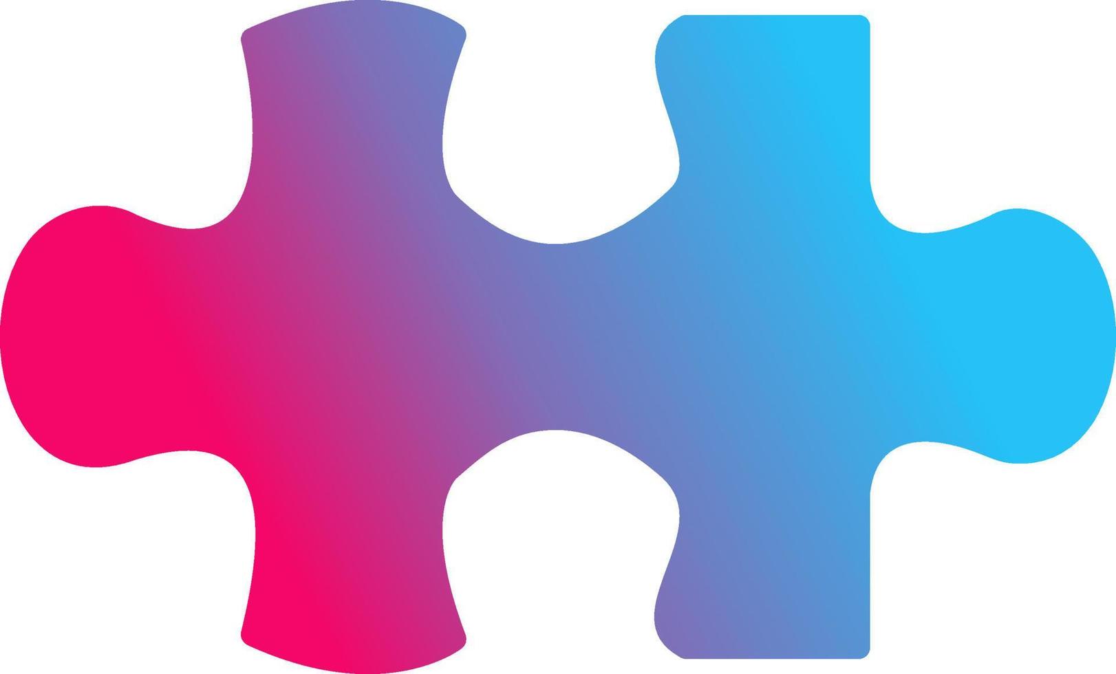unico puzzle pezzo vettore icona