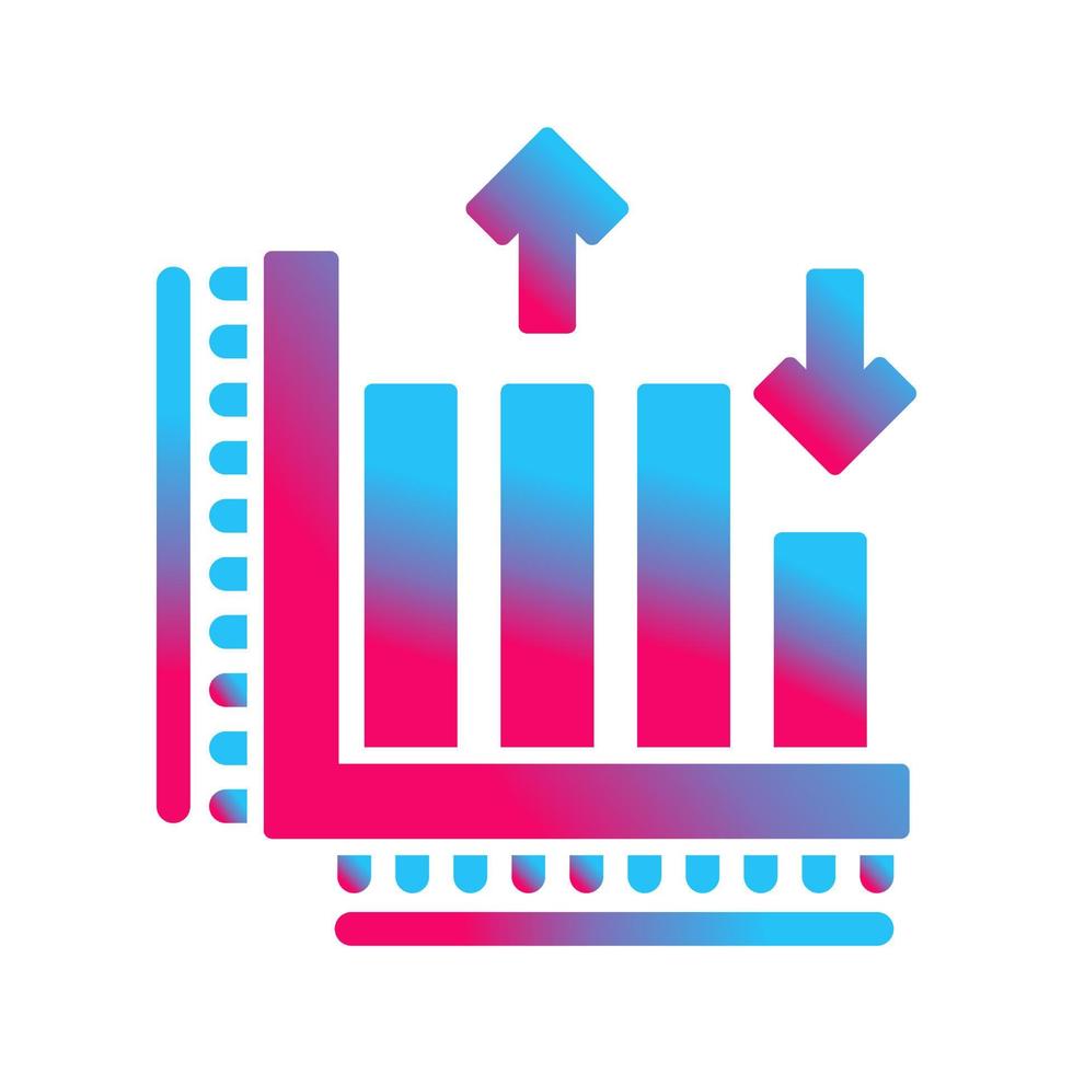 bar grafico vettore icona