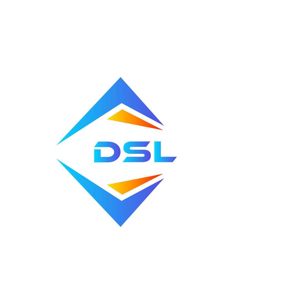 dsl astratto tecnologia logo design su bianca sfondo. dsl creativo iniziali lettera logo concetto. vettore