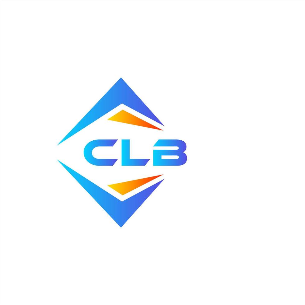 clb astratto tecnologia logo design su bianca sfondo. clb creativo iniziali lettera logo concetto. vettore