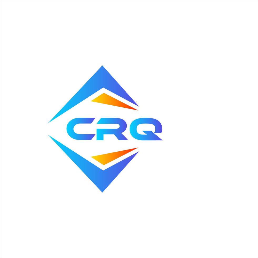 crq astratto tecnologia logo design su bianca sfondo. crq creativo iniziali lettera logo concetto. vettore