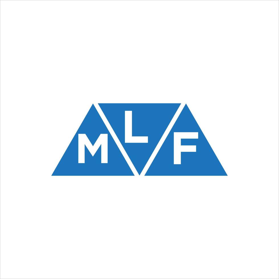 lmf astratto iniziale logo design su bianca sfondo. lmf creativo iniziali lettera logo concetto. vettore