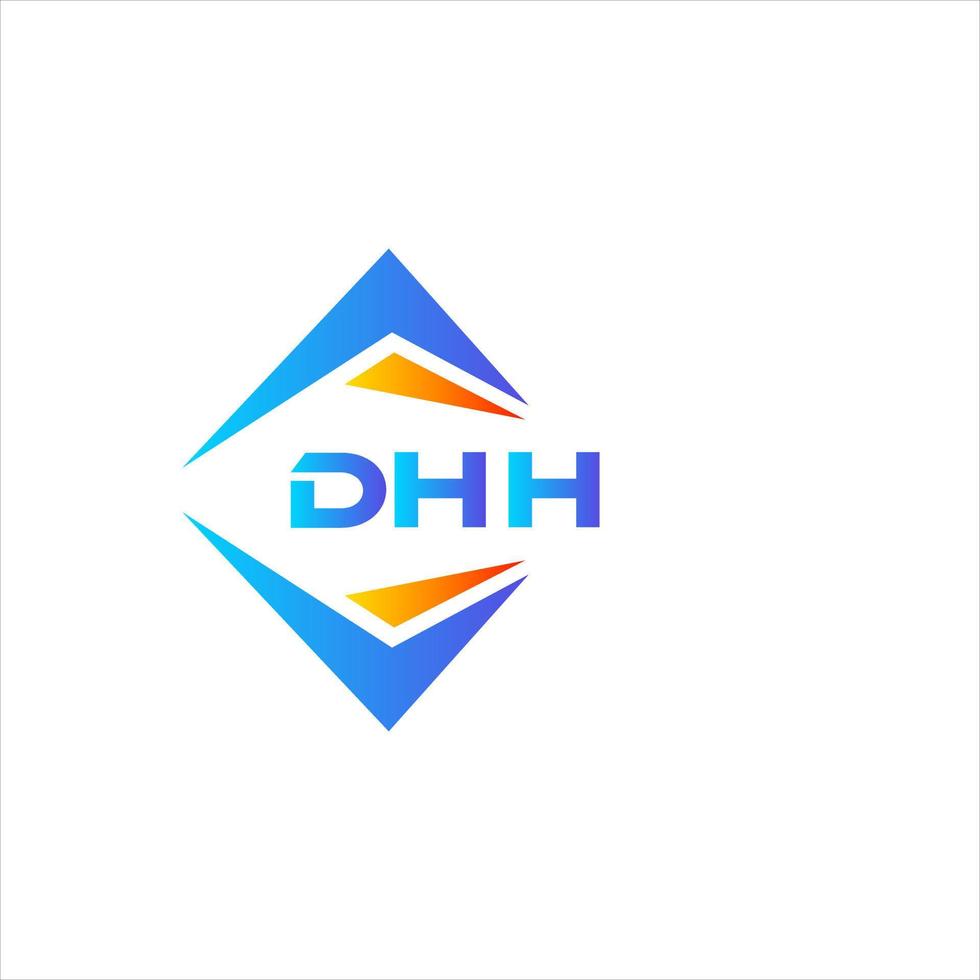 dh astratto tecnologia logo design su bianca sfondo. dh creativo iniziali lettera logo concetto. vettore