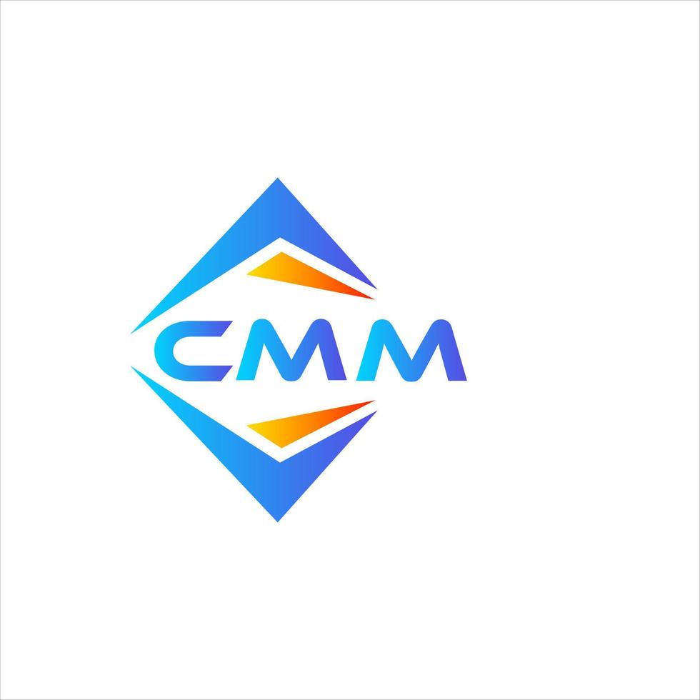 cmm astratto tecnologia logo design su bianca sfondo. cmm creativo iniziali lettera logo concetto. vettore